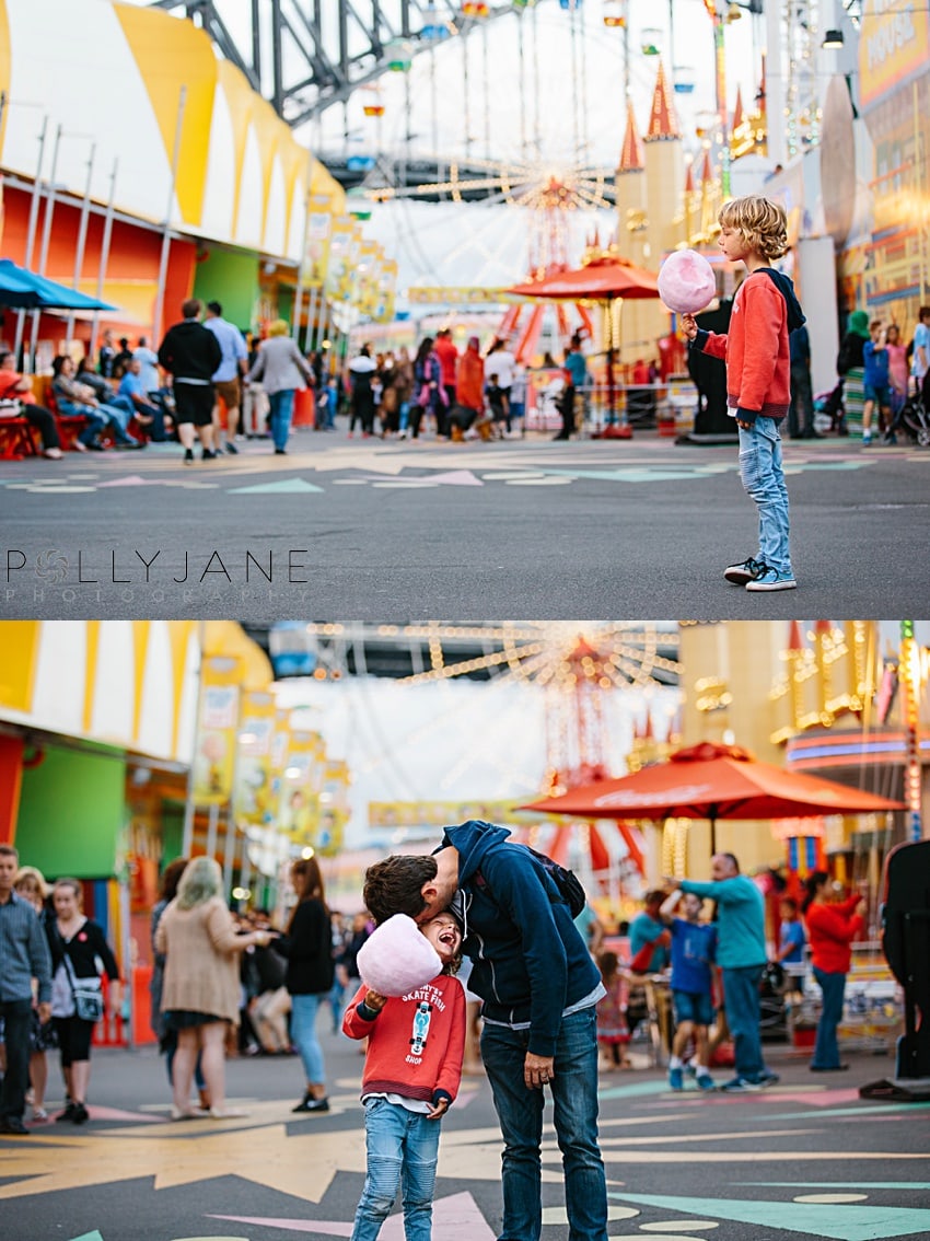 Candid Family Photography Sydney Luna Park