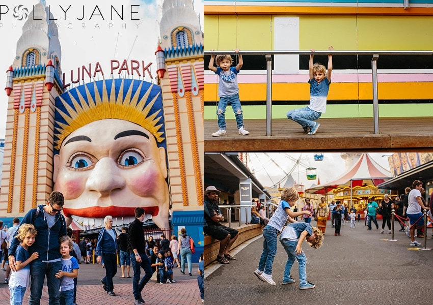 Sydney Family Photography in Luna Park