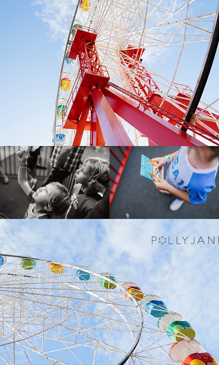 Sydney Luna Park Ferris Wheel Family Photography