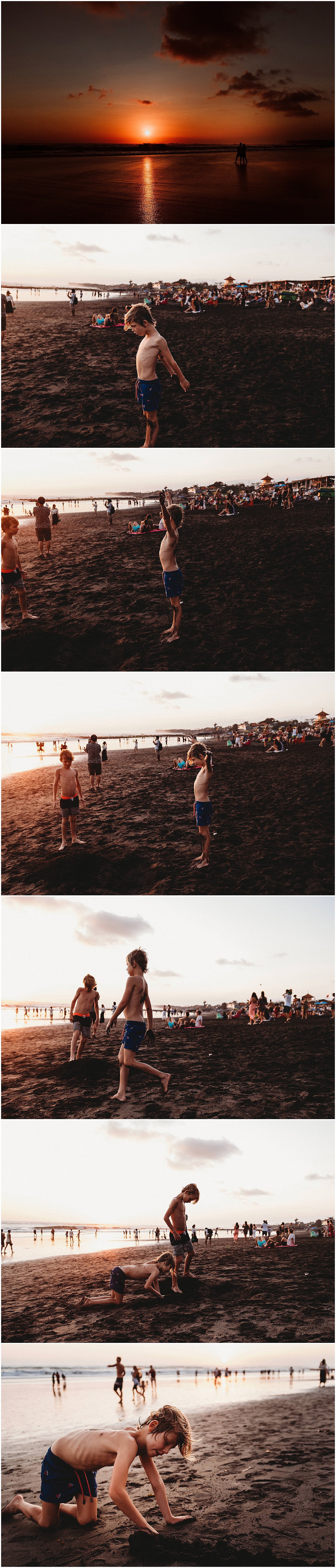 Bali-canggu-Sunset-sandcastles