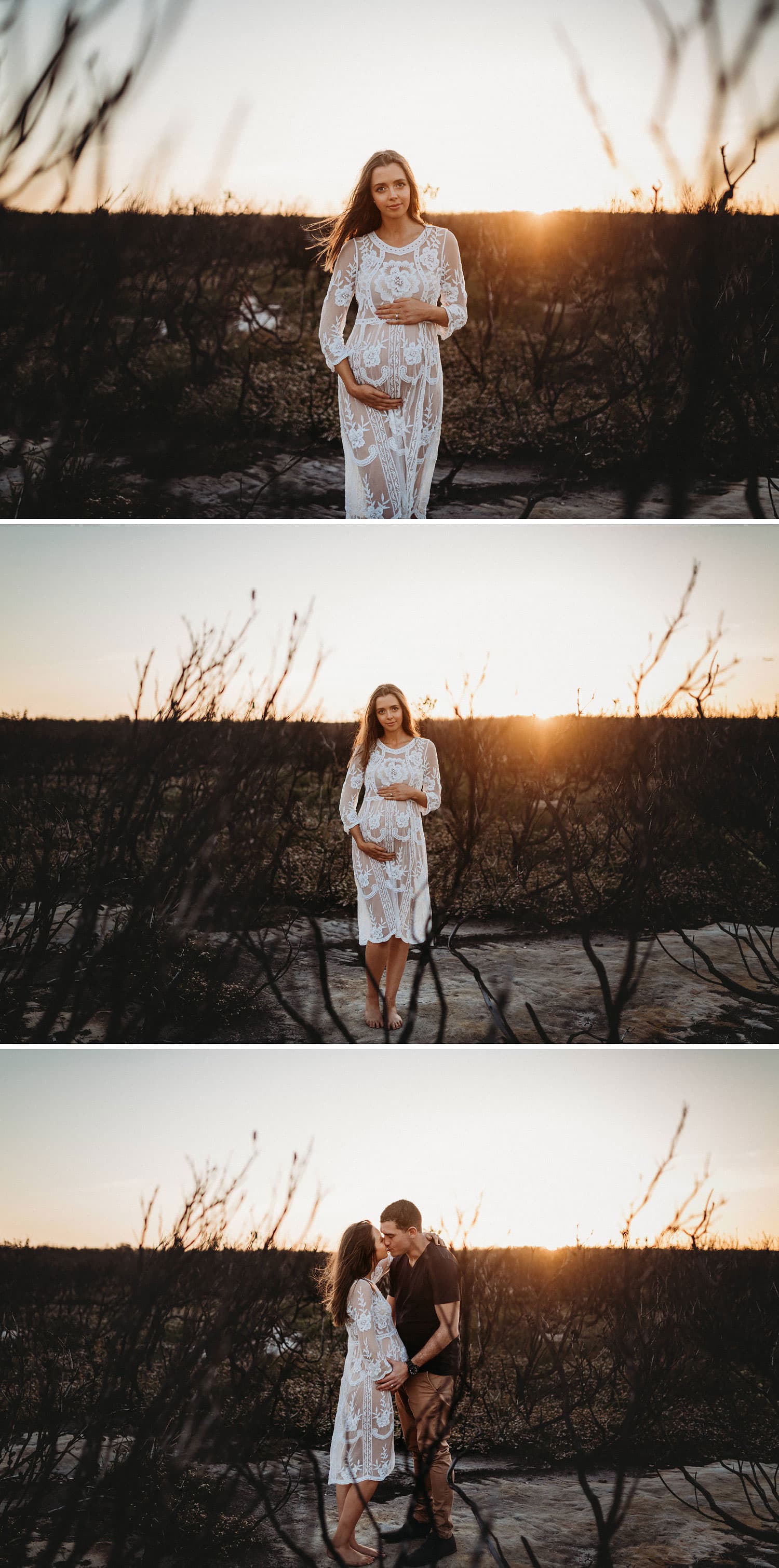 Cronulla Maternity Photographer National Park lifestyle session