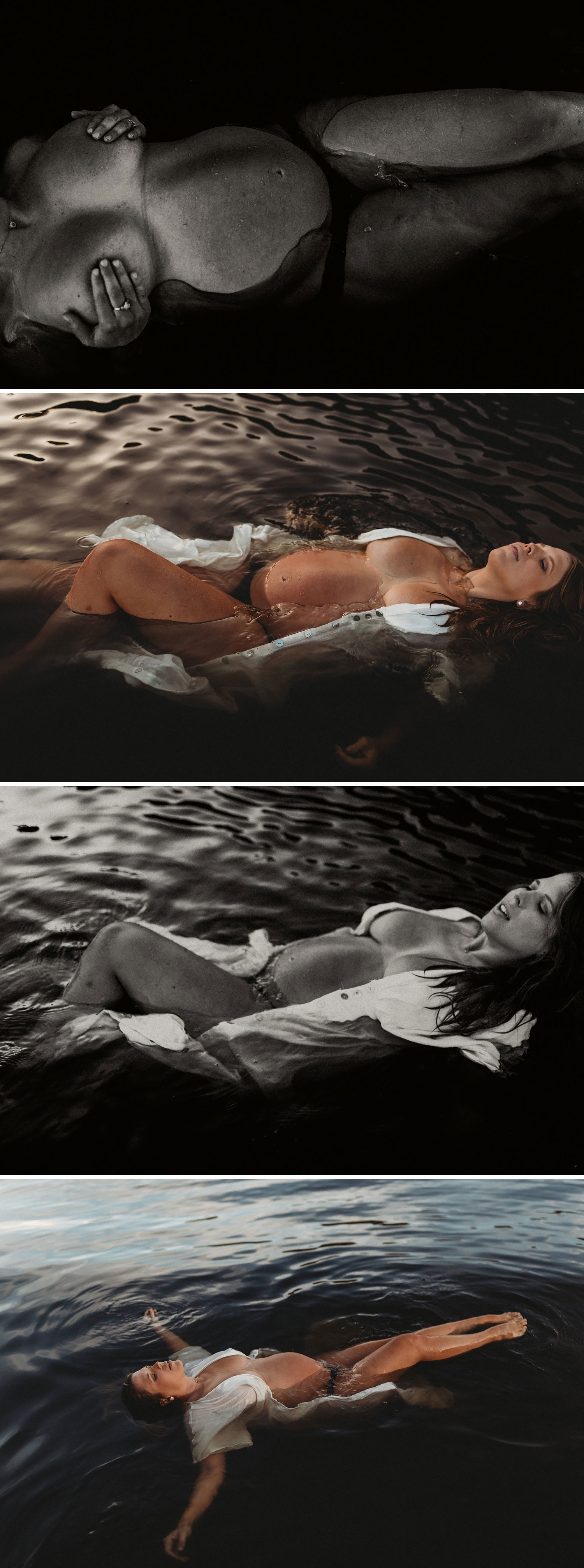 Creative-maternity-photography-sydney-floating-in-water