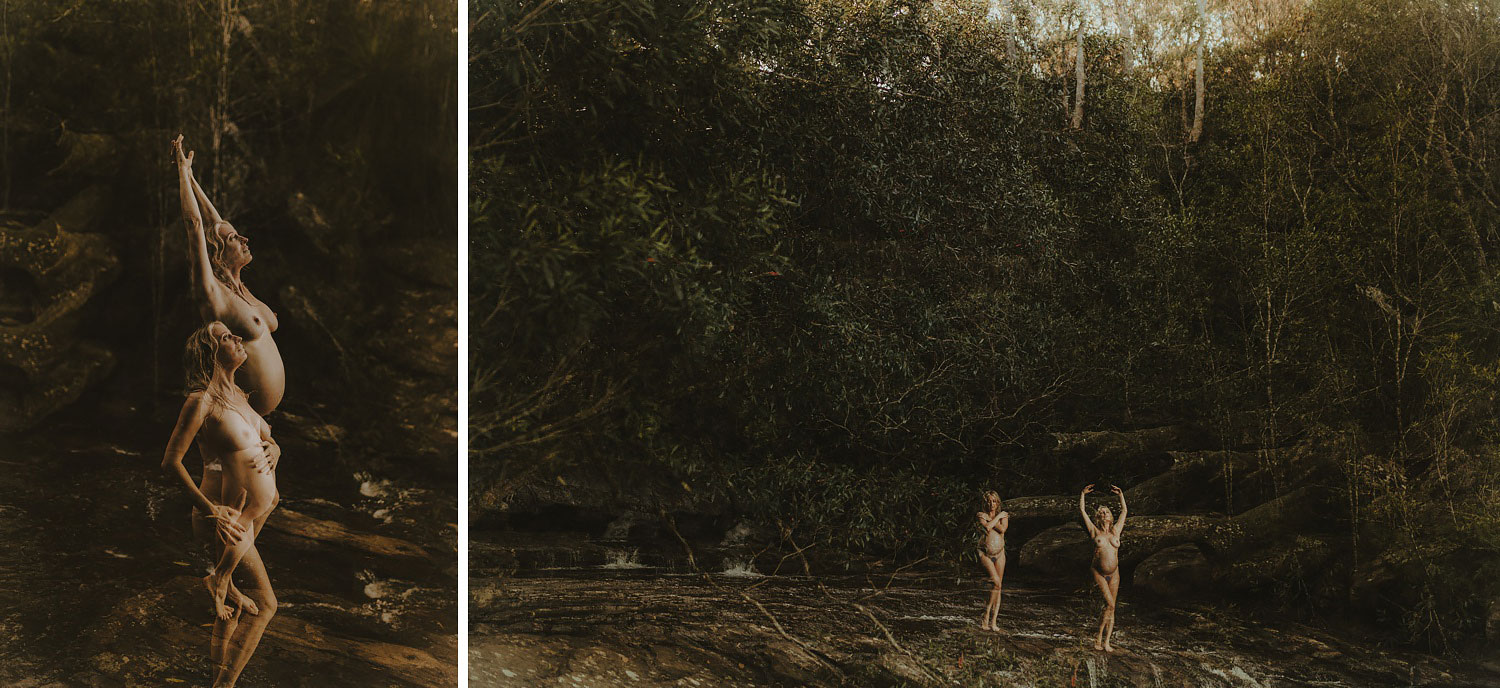 Double-exposure-maternity-photography-sydney-sutherland-shire